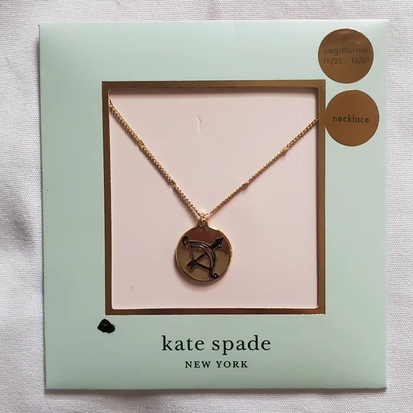 Kate spade sagittarius necklace deals